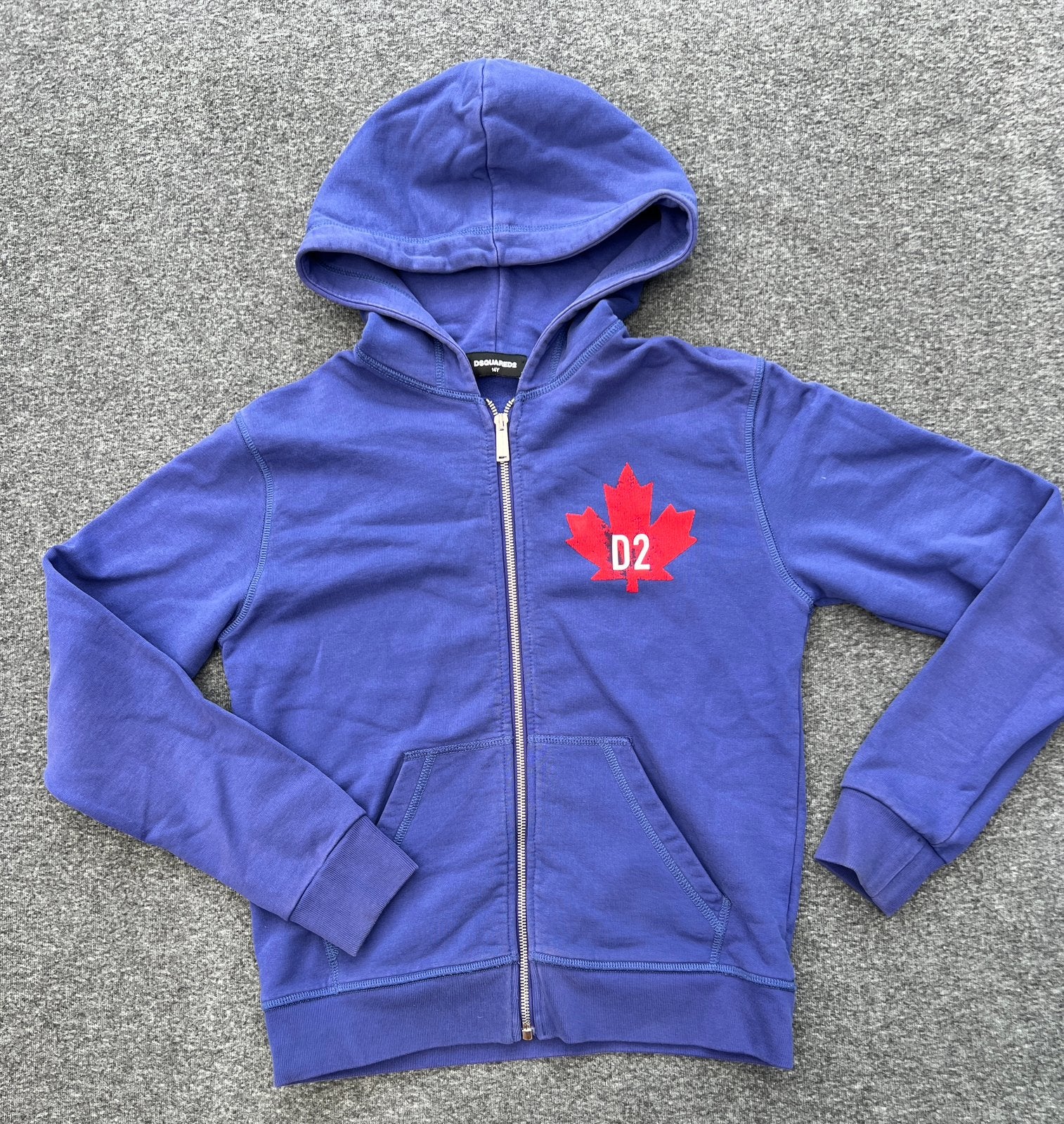 Dsquared2 jongens hoodie – maat 164, Ophalen of Verzenden, Zo goed als nieuw, Jongen, Trui of Vest