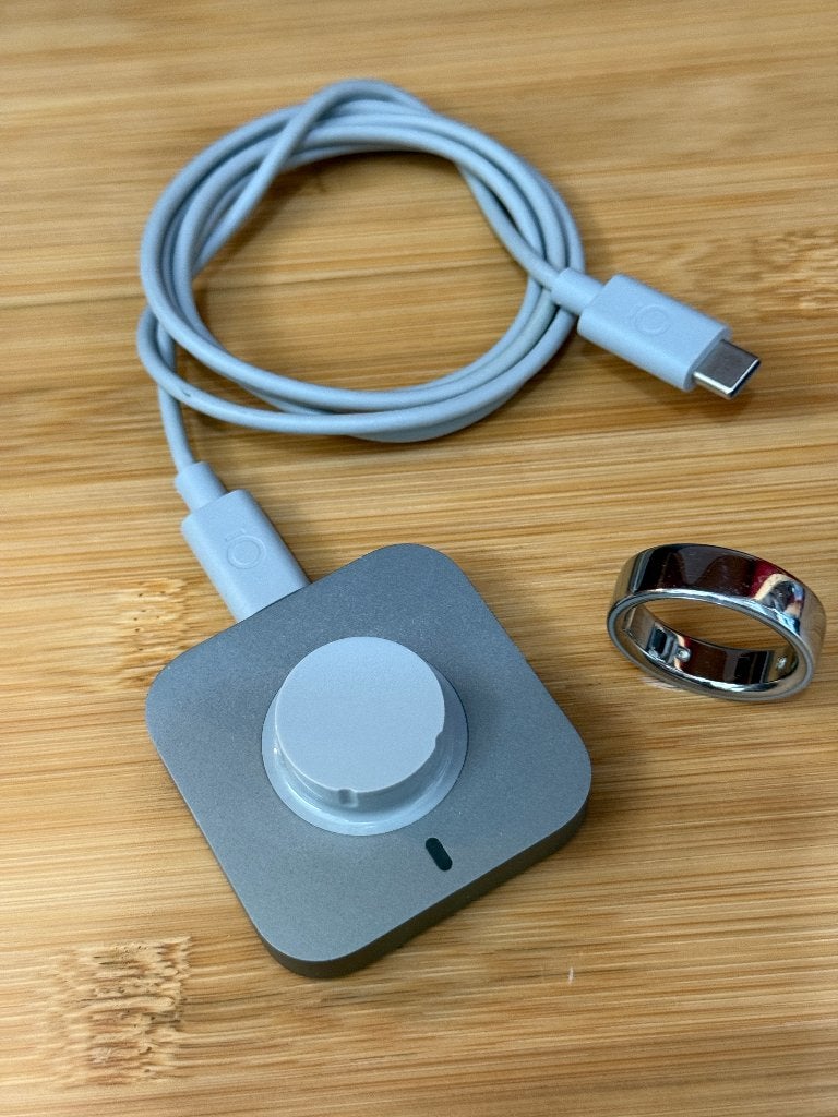 Oura Ring Generation 4 - Zilver 14, Sieraden, Tassen en Uiterlijk, Ophalen, Zilver, IOS