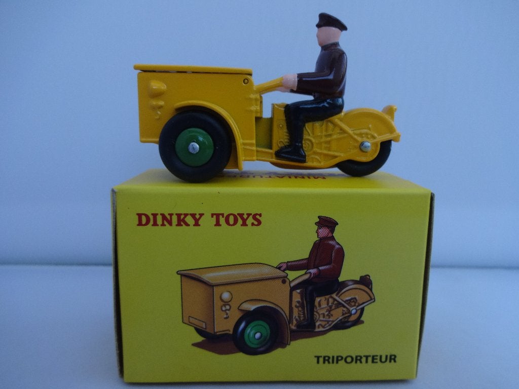 Triporteur Geel nr: 14 van Dinky Toys schaal 1:43, Ophalen of Verzenden, Nieuw, Overige typen, Dinky Toys