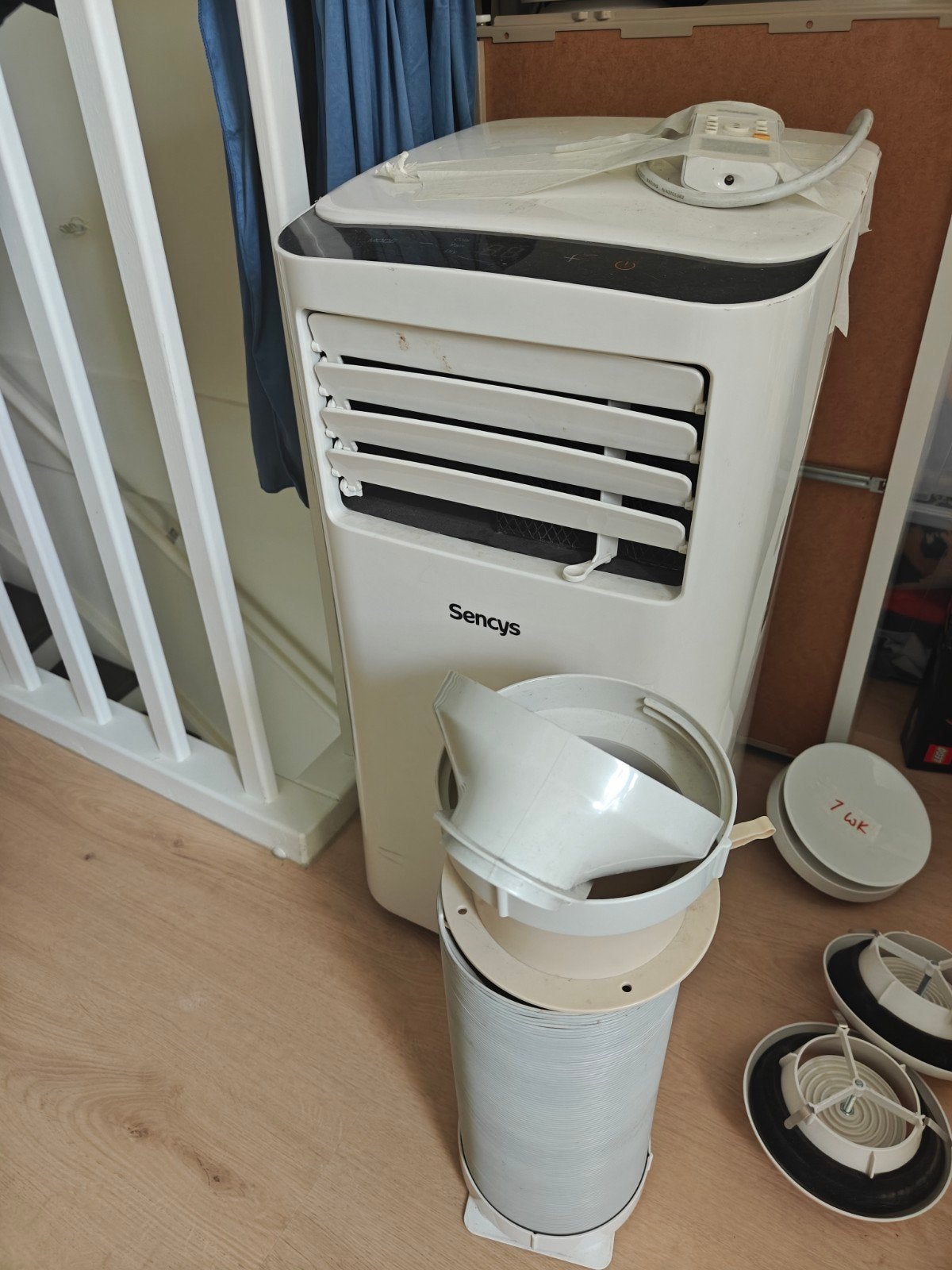 Sencys Mobiele Airco 8000 BTU/h, Ophalen, Gebruikt, Minder dan 60 m³, 3 snelheden of meer