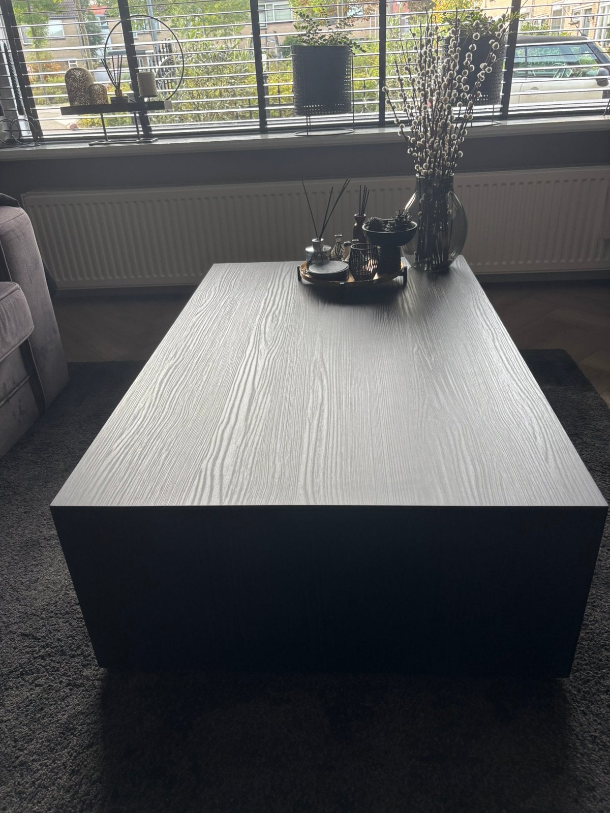 Hotel chique bloktafel, Huis en Inrichting, Ophalen, 100 tot 150 cm, 50 tot 100 cm, Zo goed als nieuw