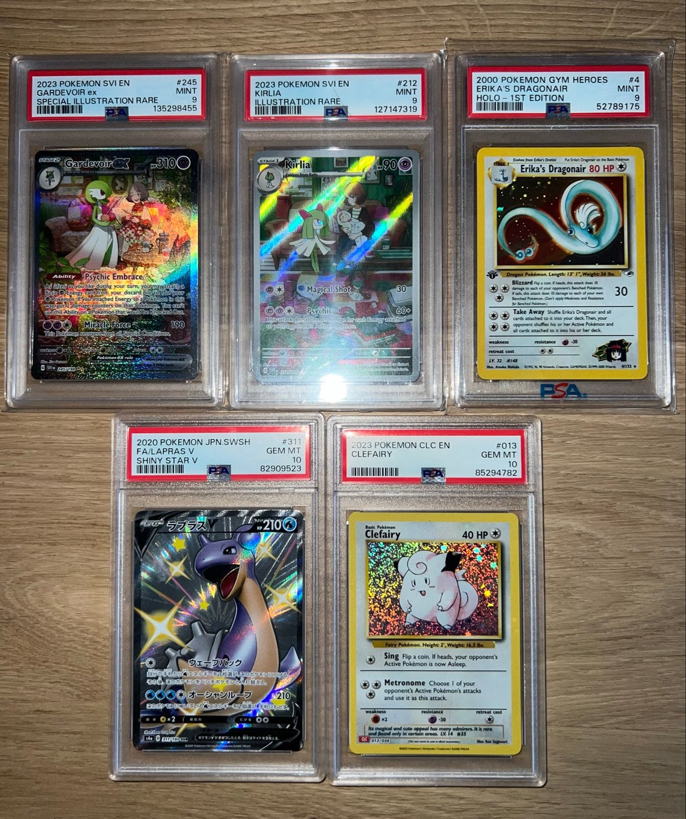 Grote Pokémon PSA Slabs Verzameling, Hobby en Vrije tijd, Ophalen of Verzenden, Zo goed als nieuw, Meerdere kaarten