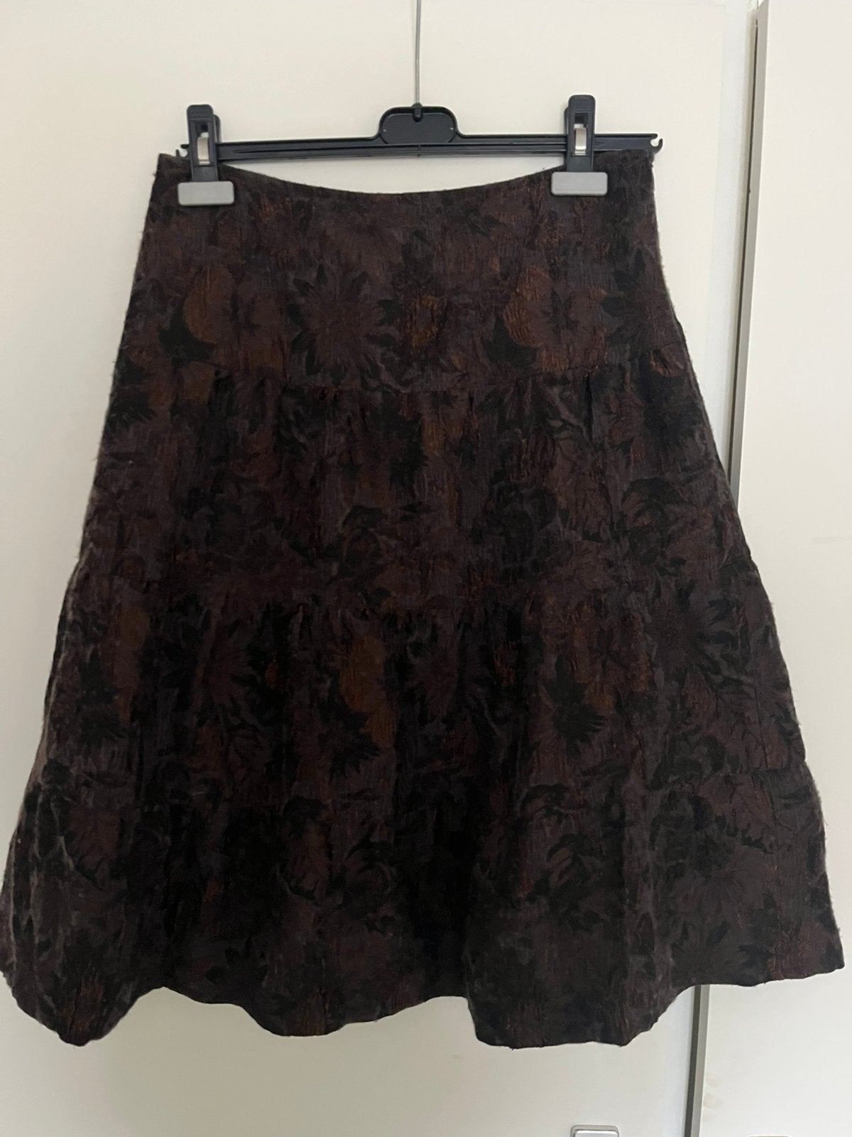 Giovane, nieuwe prachtige donker bruine winter rok maat 38, Maat 38/40 (M), Bruin, Nieuw, Ophalen of Verzenden