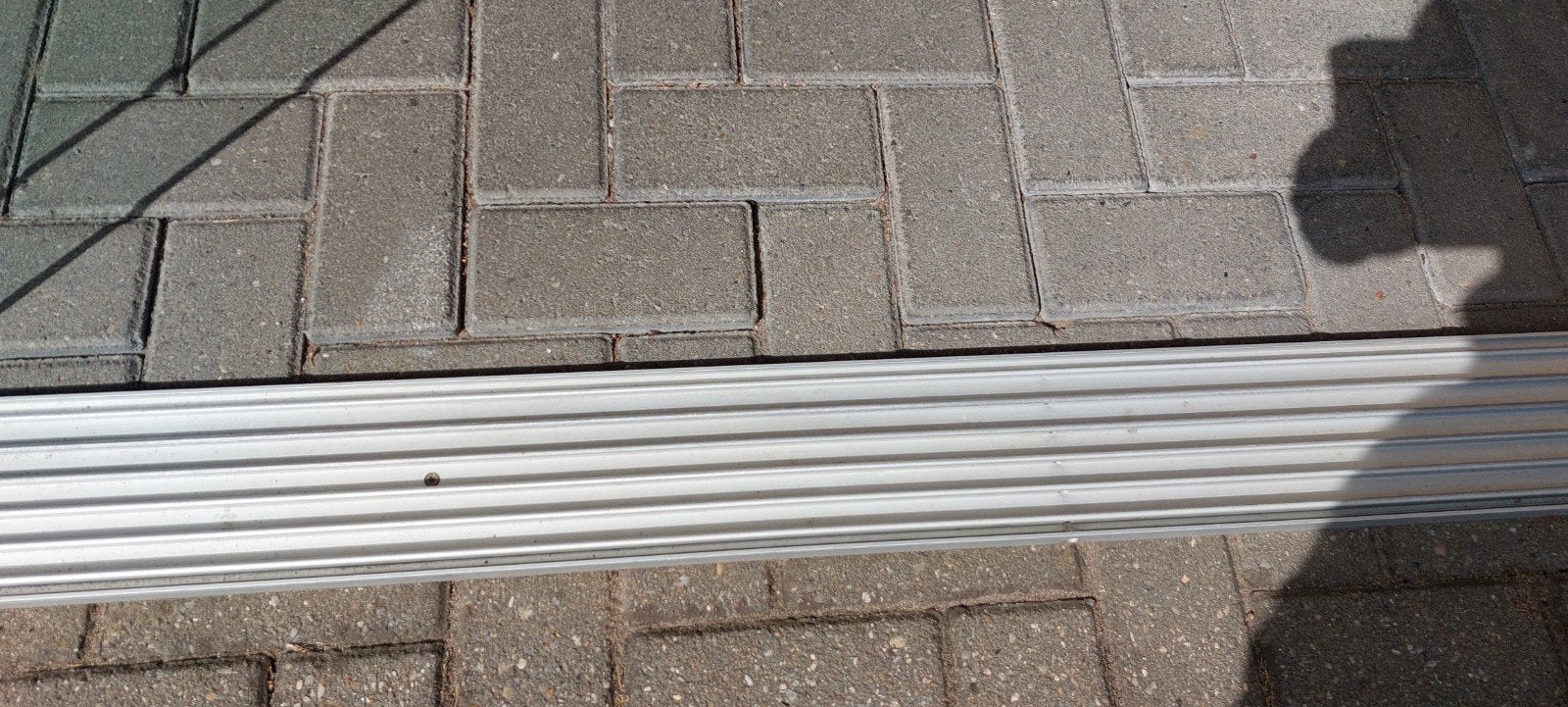 Glazen schuifwand 6 panelen, Ophalen, 160 cm of meer, Glasplaat, 160 cm of meer