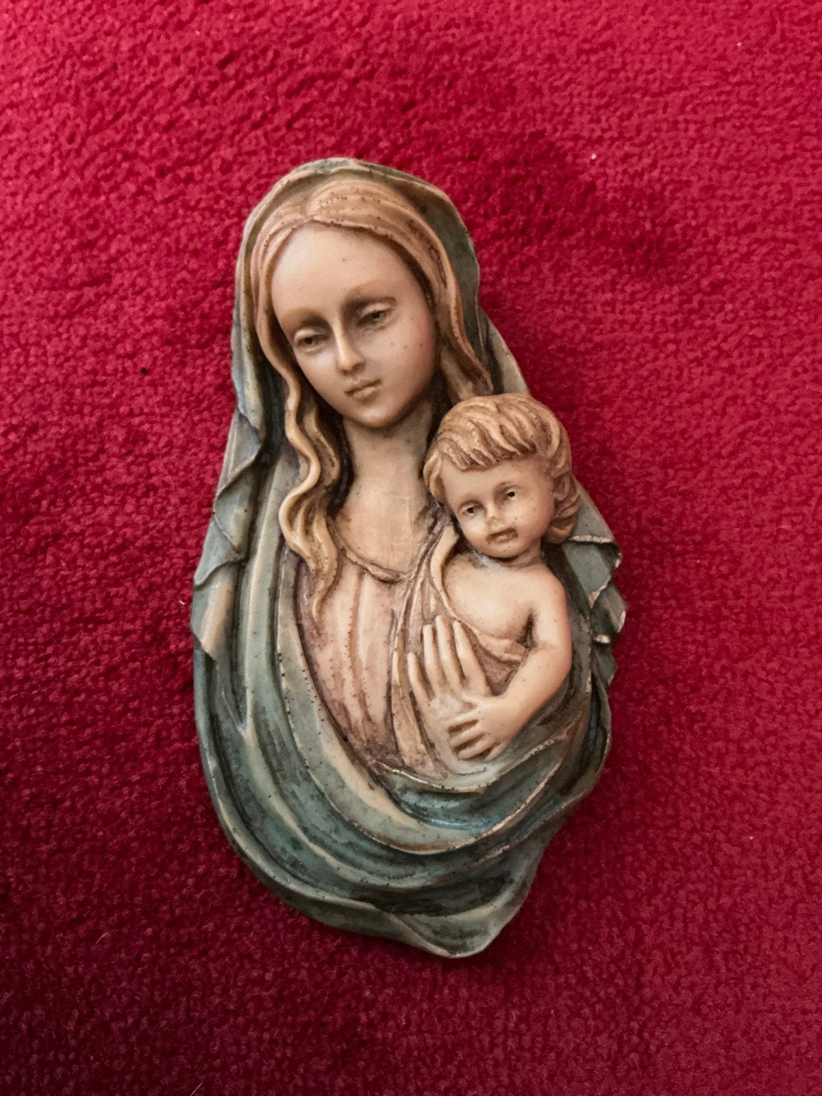 Wandbeeld Maria met kindje ❤️ binnen/buiten, Antiek en Kunst, Ophalen of Verzenden