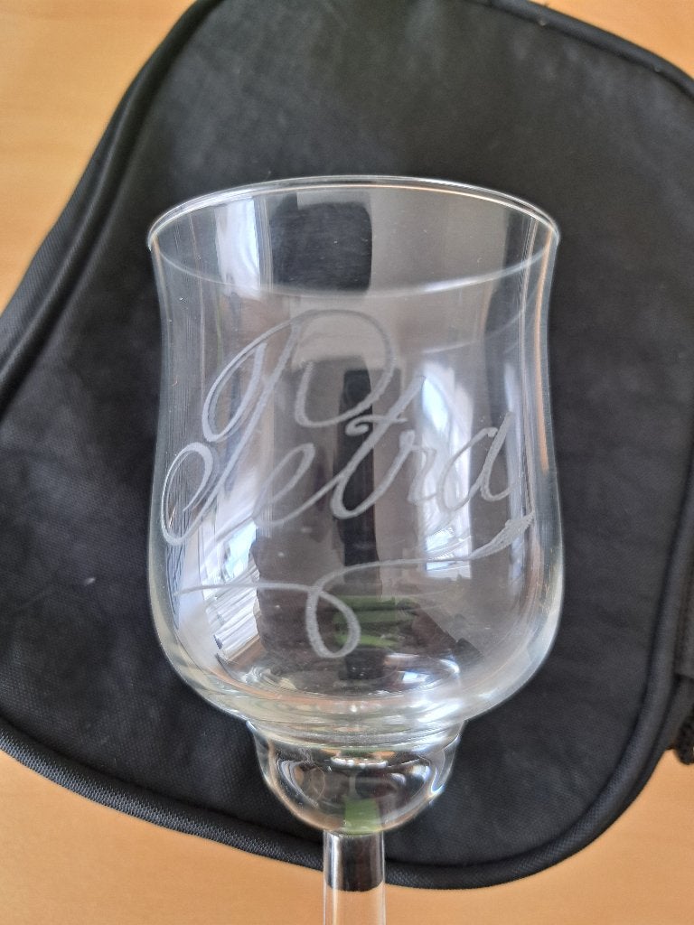 Glas met de naam Petra erin gegraveerd, Ophalen, Nieuw, Overige typen