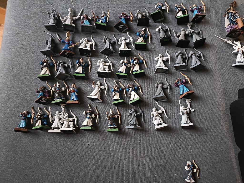 High Elves Lot, Hobby en Vrije tijd, Wargaming, Met verf, Gebruikt, Figuurtje(s), Warhammer