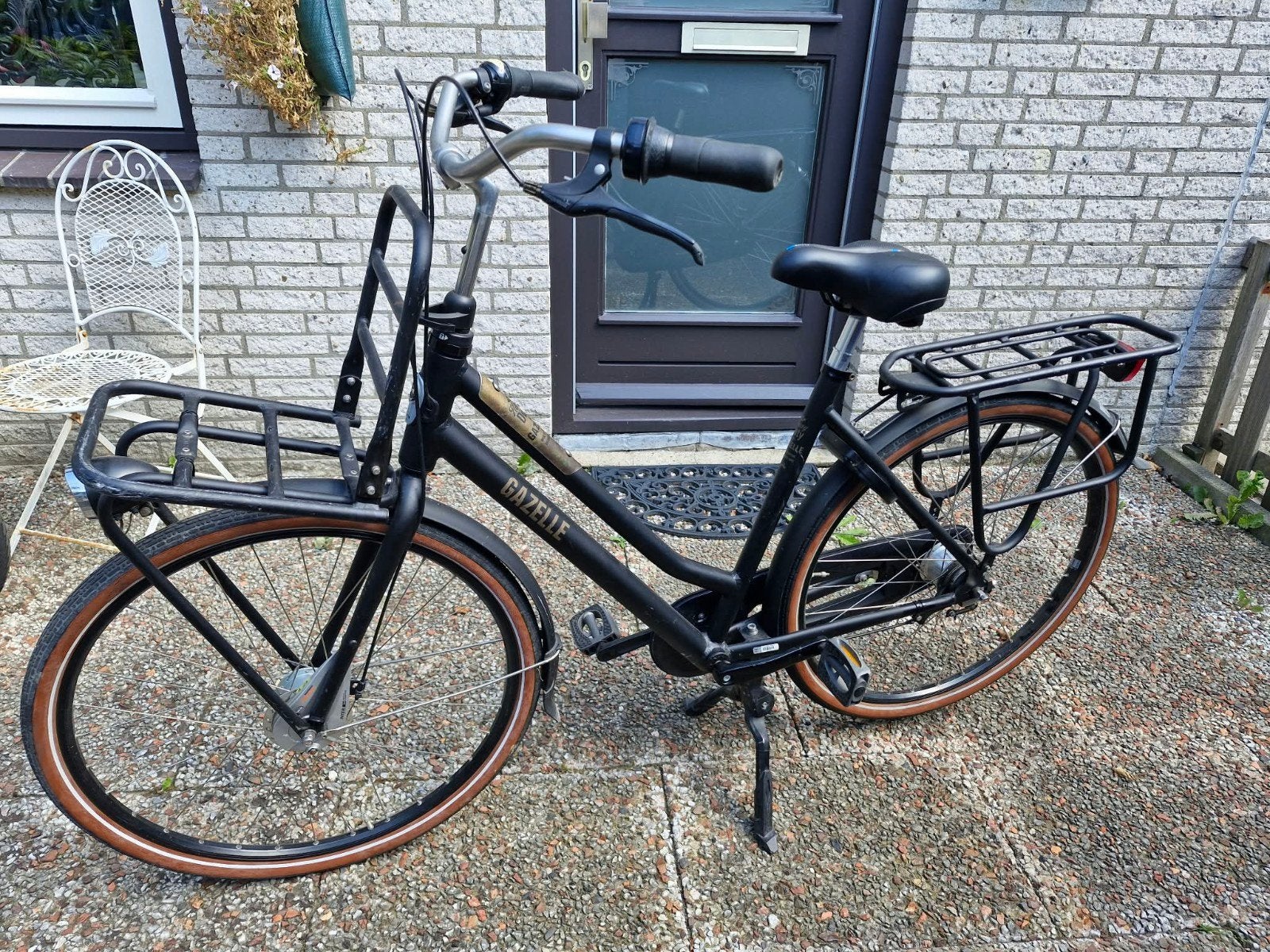 Stadsfiets gazelle heavy duty, Ophalen, Zo goed als nieuw, Gazelle, Versnellingen