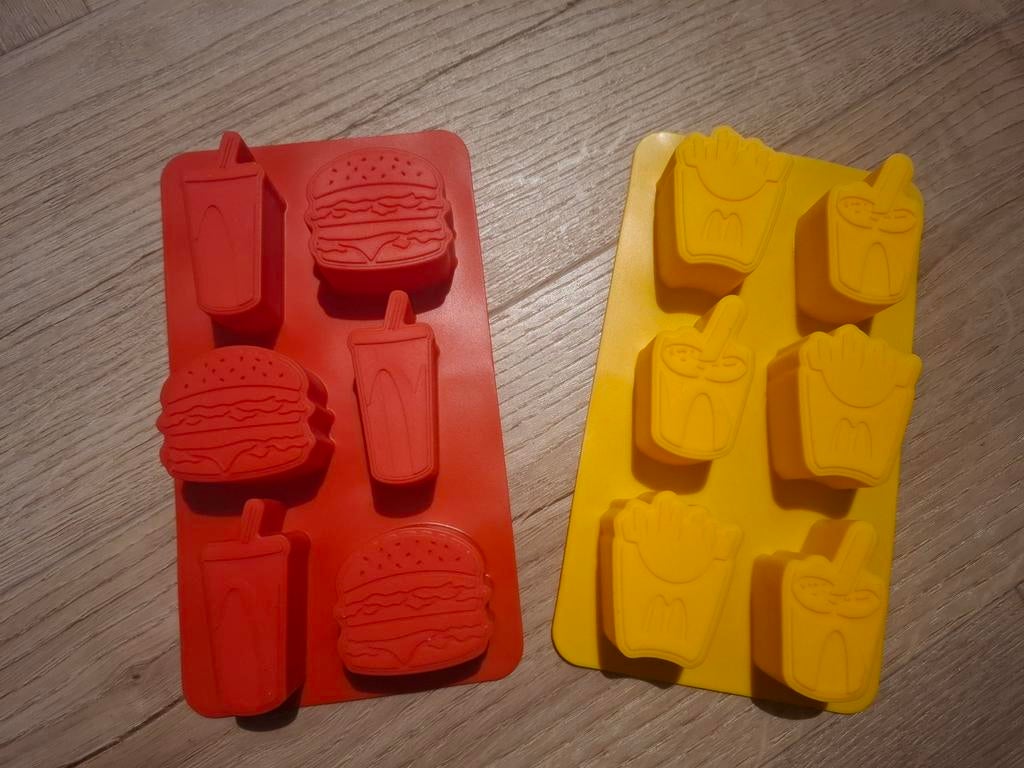 Twee McDonald's siliconen mallen, Ophalen of Verzenden, Nieuw