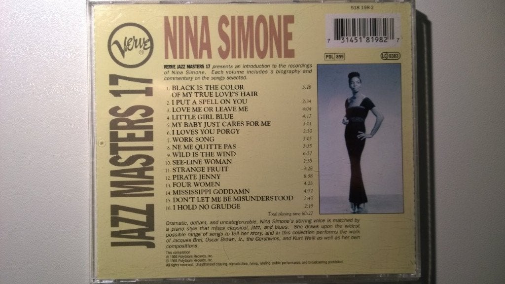 Nina Simone - Verve Jazz Masters 17, Ophalen of Verzenden, Zo goed als nieuw, Jazz, Album