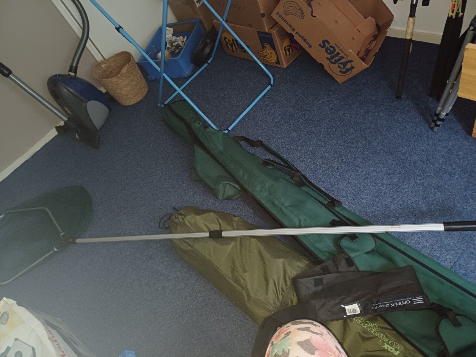 F4E Schepnet met steel - Zo goed als nieuw, Ophalen of Verzenden, Zo goed als nieuw, Net of Fuik