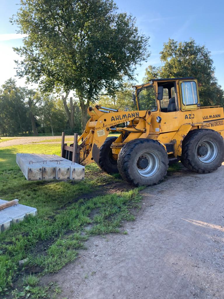 Ahlmann AZ 9 Wiellader met diverse aanbouwdelen, Ophalen, Wiellader of Shovel