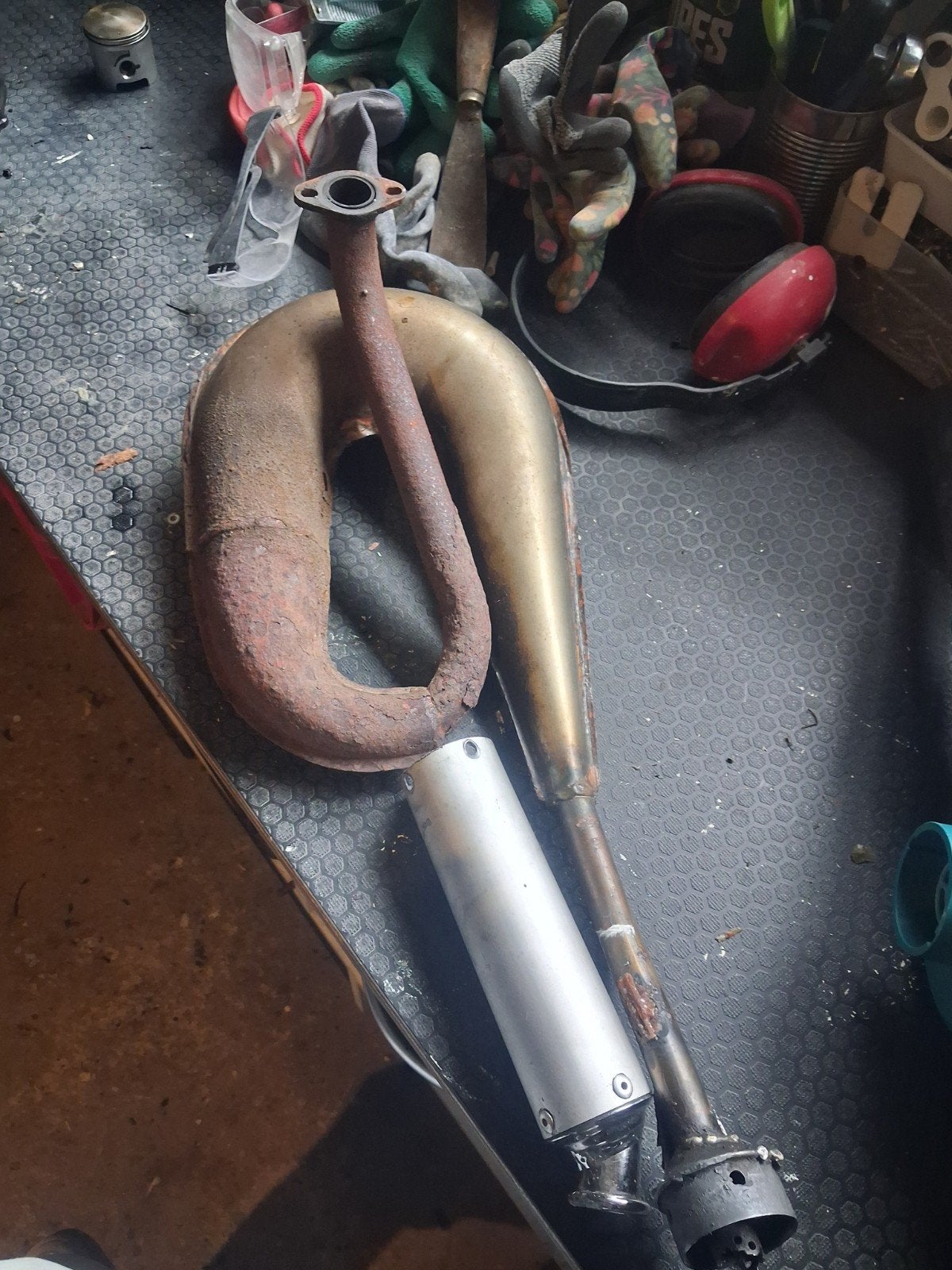 Tomos Techno Circuit Uitlaat - Opknapper, Ophalen of Verzenden, Gebruikt, Uitlaat, Tomos
