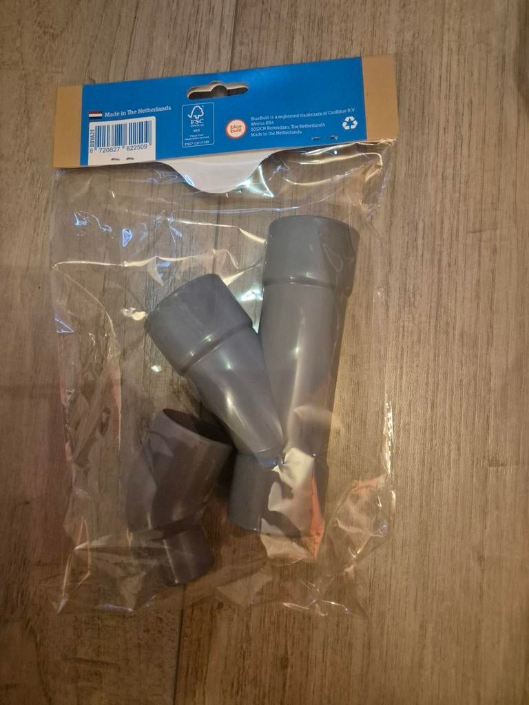 BlueBuilt Y-Afvoerset - Nieuw in verpakking, Afvoer, Pvc, Nieuw, Ophalen of Verzenden