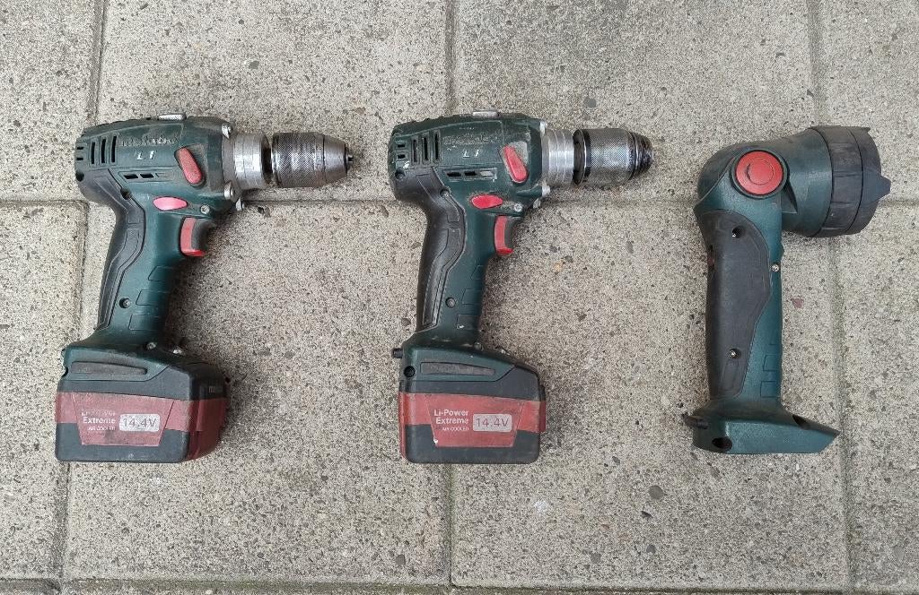metabo gereedschap 3 stuks €50,=, Ophalen, Gebruikt, Boor- en Schroefmachine