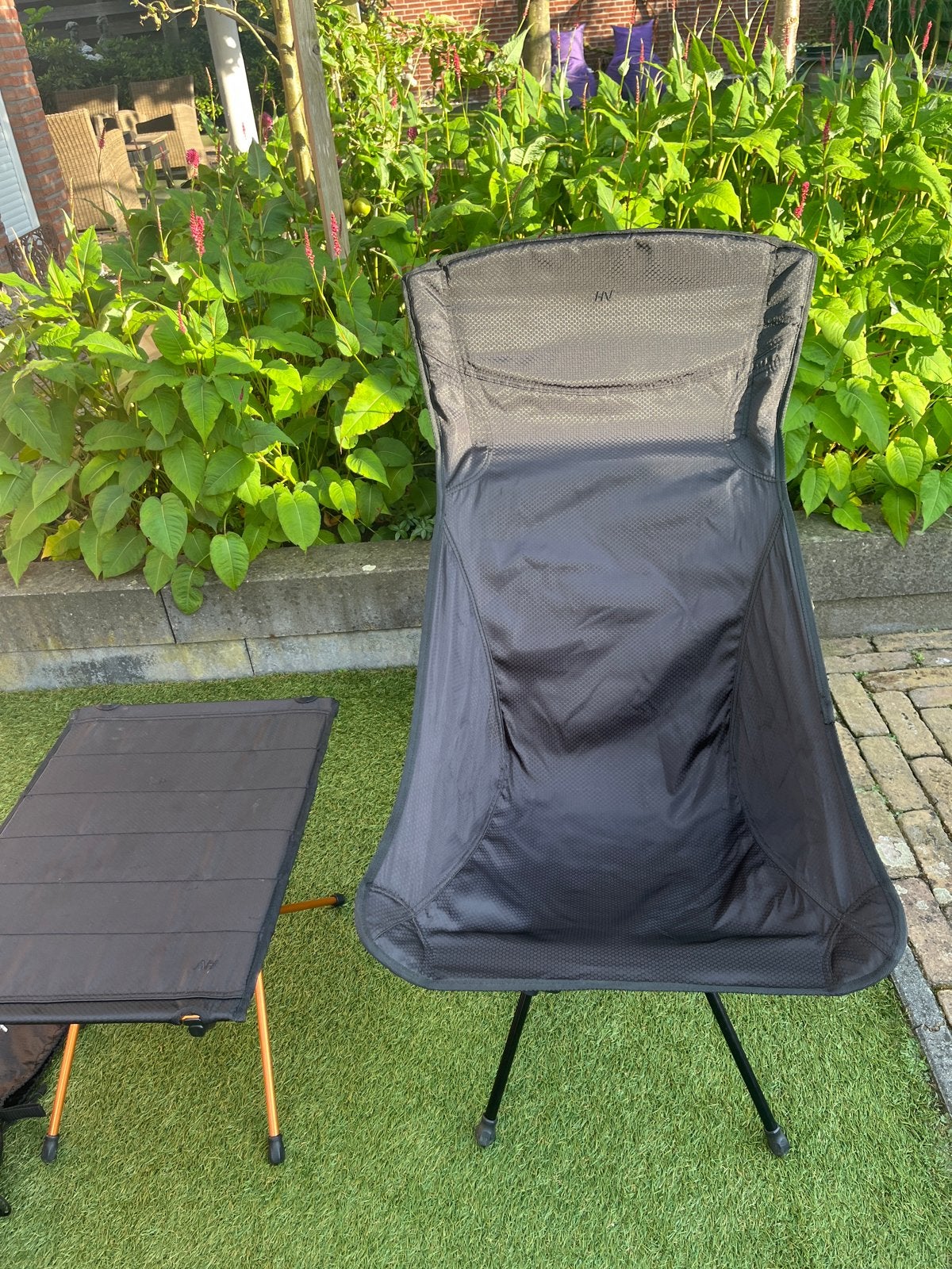 Camping set: 2 stoelen en 1 tafel - licht en compact, Ophalen of Verzenden, Zo goed als nieuw, Campingstoel
