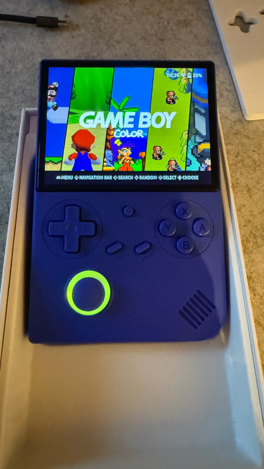 Anbernic RG40XXV, Spelcomputers en Games, Spelcomputers | Nintendo Game Boy, Ophalen of Verzenden, Zo goed als nieuw, Overige modellen