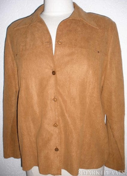 KINGFIELD bodywarmer camel bruin maat 38, Maat 38/40 (M), Bruin, Ophalen of Verzenden, Zo goed als nieuw