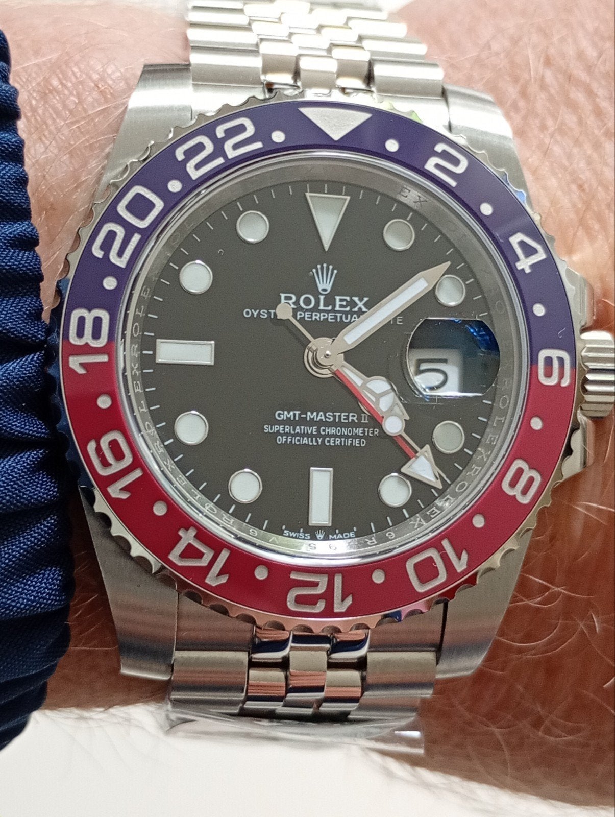 Nieuwe Rolex GMT Master II Pepsi - Ongebruikt, Ophalen of Verzenden