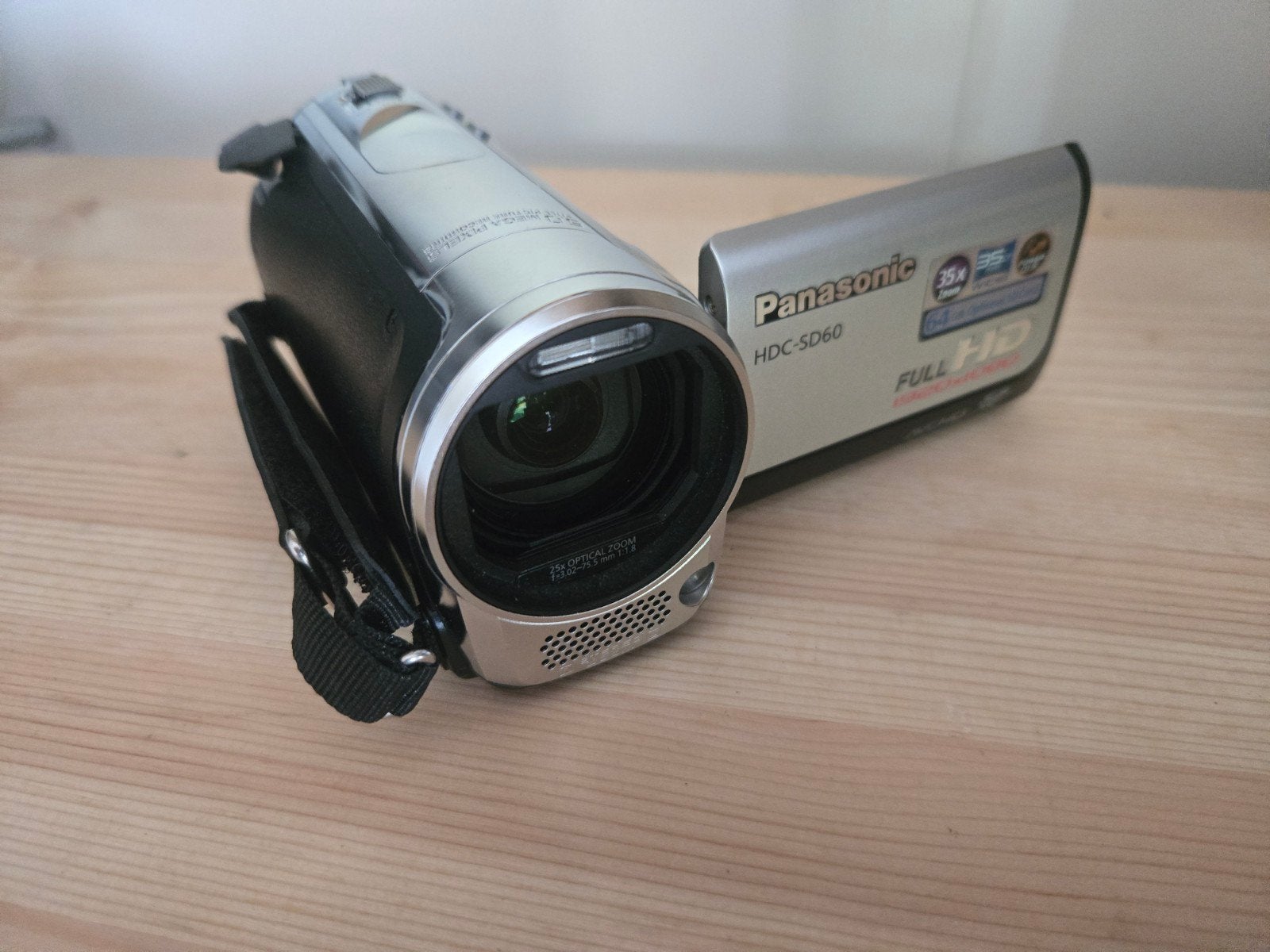 Panasonic HDC-SD60 Full HD Camcorder met 35x Zoom, Full HD, Panasonic, 20x of meer, Ophalen of Verzenden