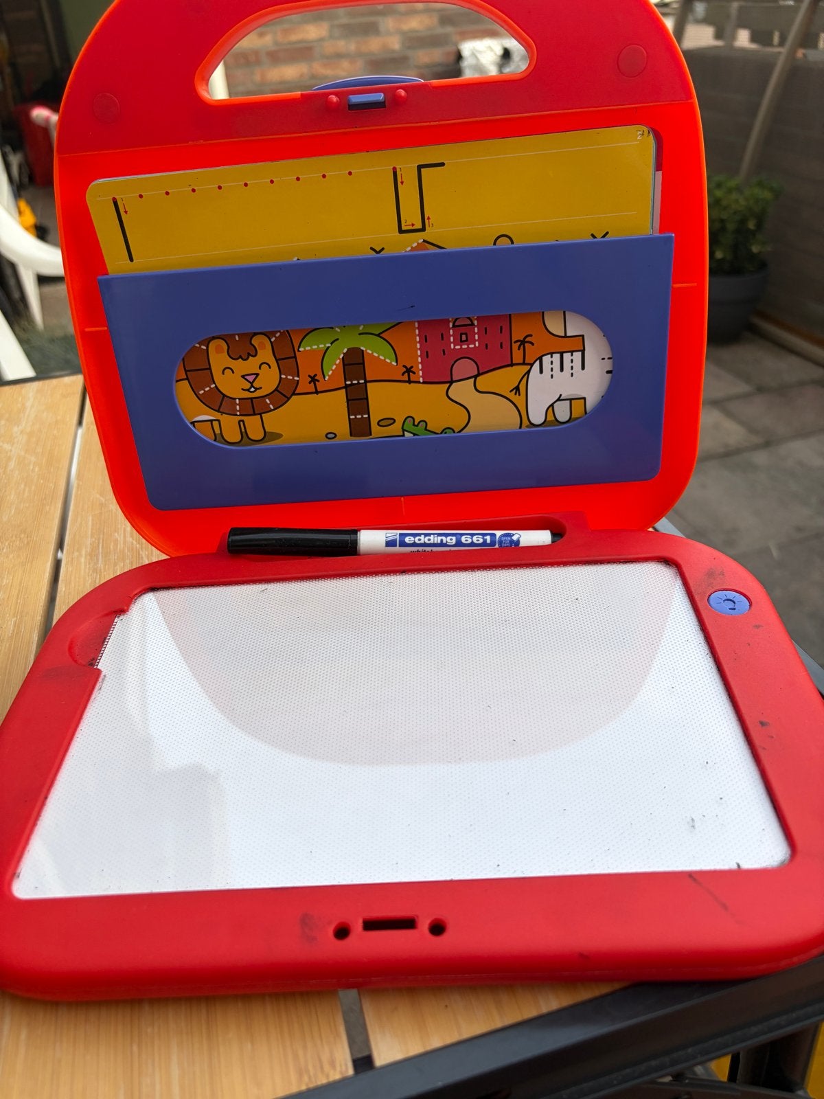 Ik leer schrijven magnetisch tekenbord, Ophalen, Gebruikt, Knutselen