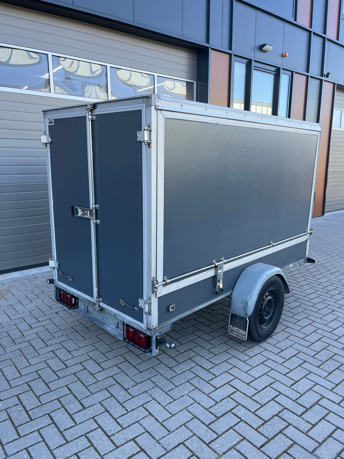 Saris gesloten aanhangwagen verkoopwagen, Ophalen of Verzenden, Gebruikt