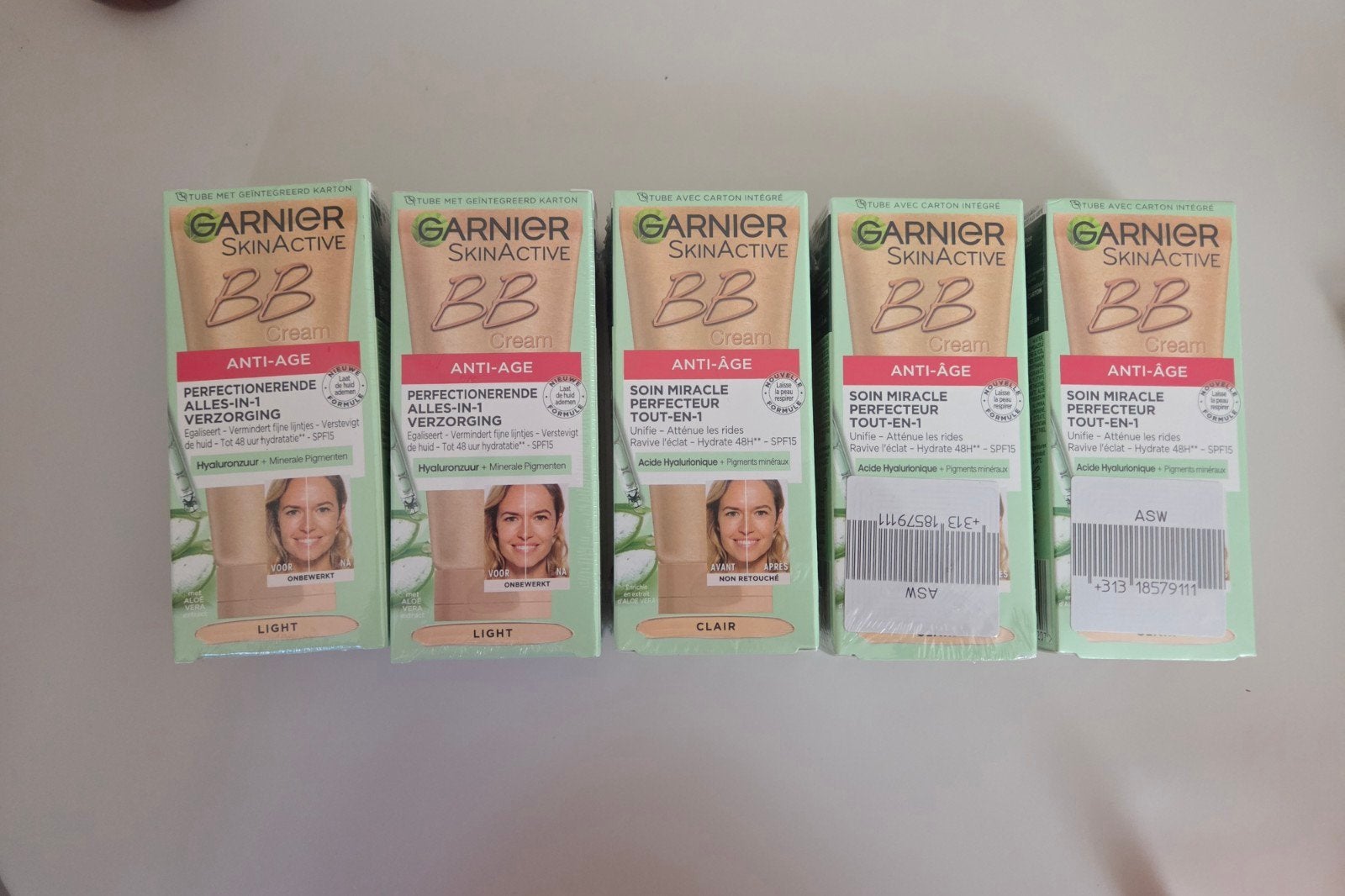 Garnier SkinActive BB Cream Anti-Age - Diverse tinten, Ophalen of Verzenden, Nieuw, Gehele gezicht