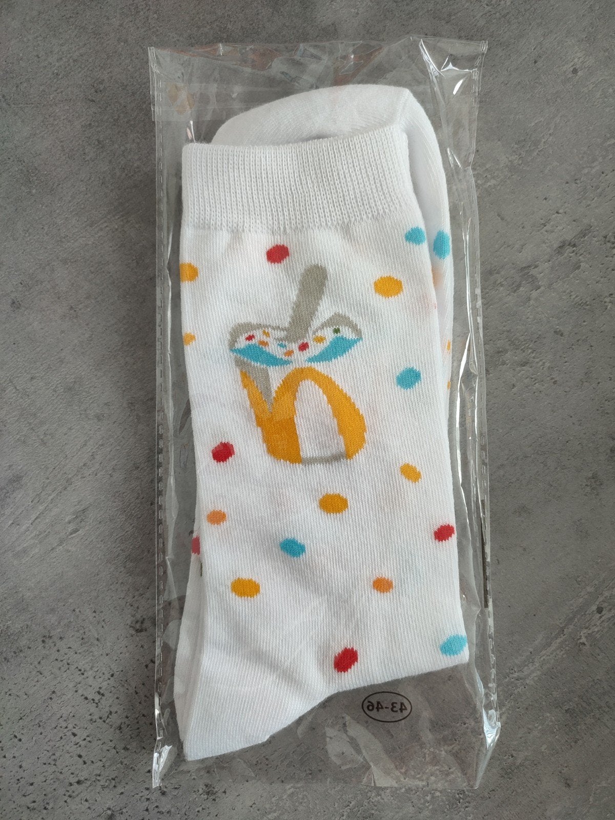 McDonald's McFlurry Sokken Maat 43-46 nieuw

Nieuwe McDonald, Kleding | Heren, Ophalen of Verzenden, Nieuw