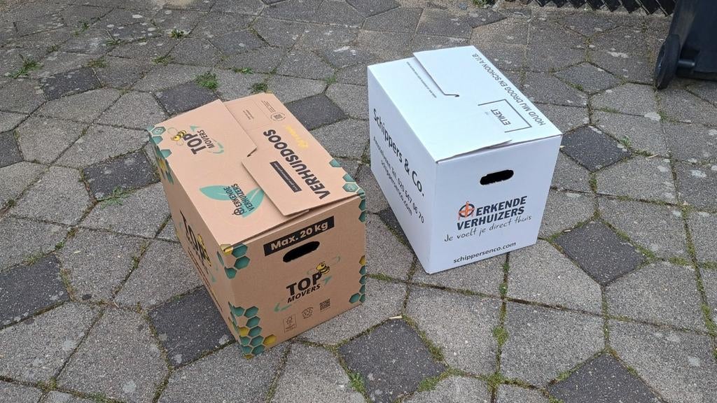 Stevige verhuisdozen - ideaal voor uw verhuizing, Ophalen, Opvouwbaar, 50 tot 75 cm, Minder dan 40 cm