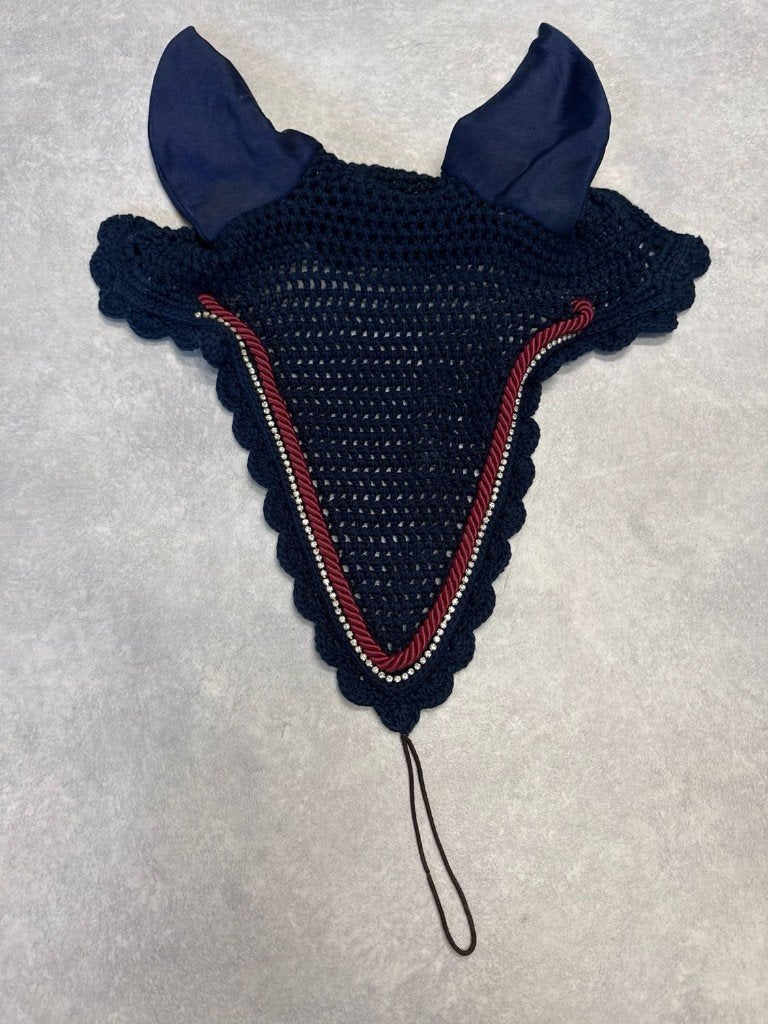 Talisman Bonnets oornetje lang blauw full, Oornetje, Ophalen of Verzenden, Zo goed als nieuw, Blauw