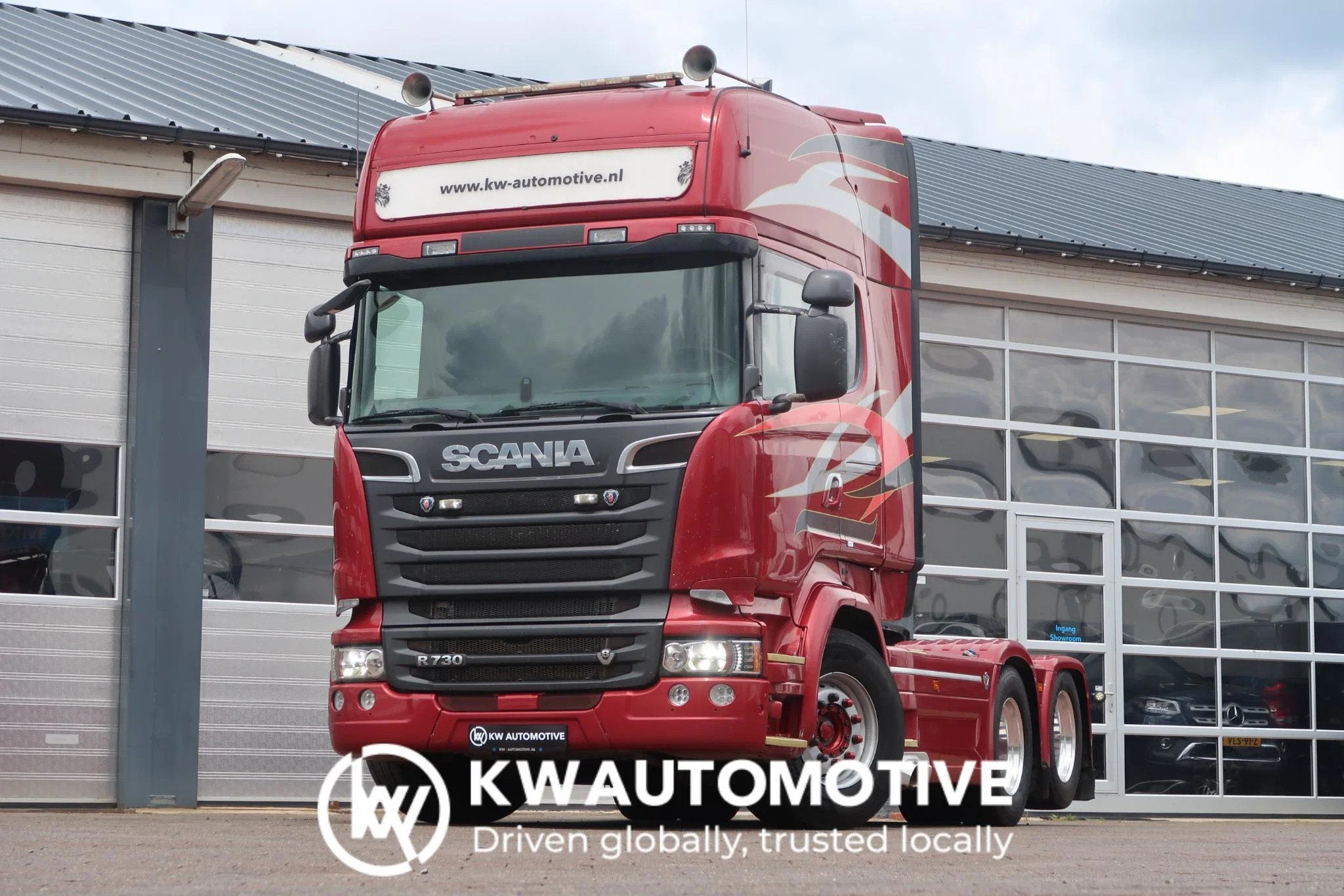 Scania R730 V8 6X2-2/ FULL AIR/ HYDRAULICS (bj 2016), Automaat, Euro 6, Scania, 730 pk