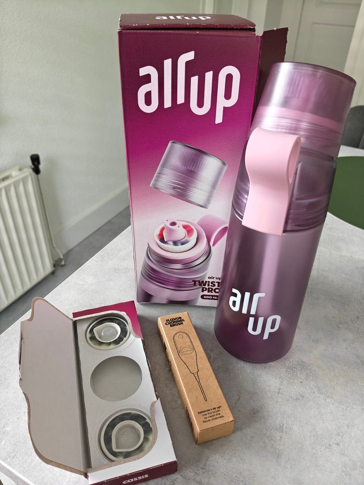 Air Up TWIST PRO, Sport en Fitness, Bidons, Ophalen, Zo goed als nieuw