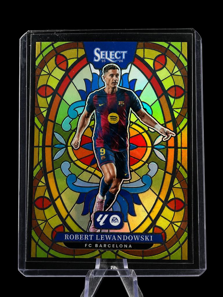 Robert Lewandowski stained glass Select La Liga Kaart, Ophalen of Verzenden, Zo goed als nieuw, Buitenlandse clubs, Spelerskaart