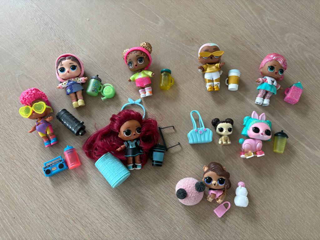 LOL Surprise poppetjes met accessoires, Ophalen of Verzenden, Zo goed als nieuw, Overige typen