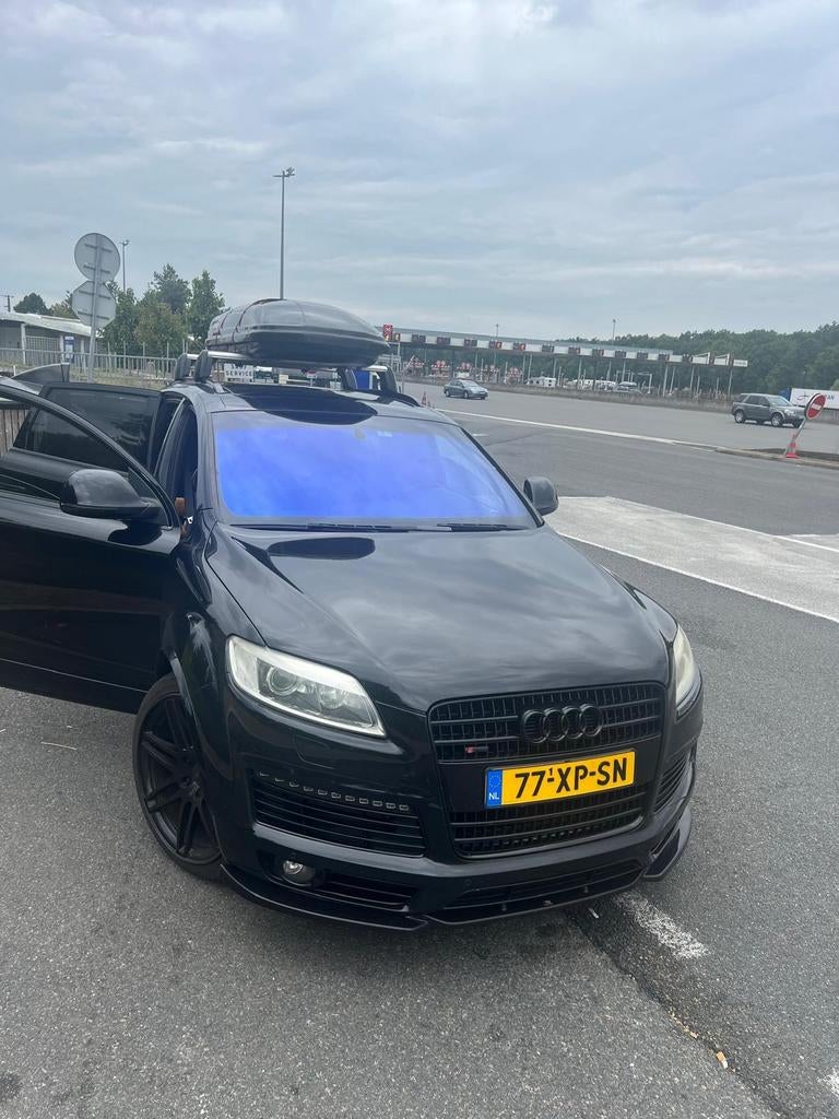 Audi Q7 3.6 FSI YOUNTIMER Quattro Zwart, Auto's, Audi, Automaat, Zwart, Zwart, Leder