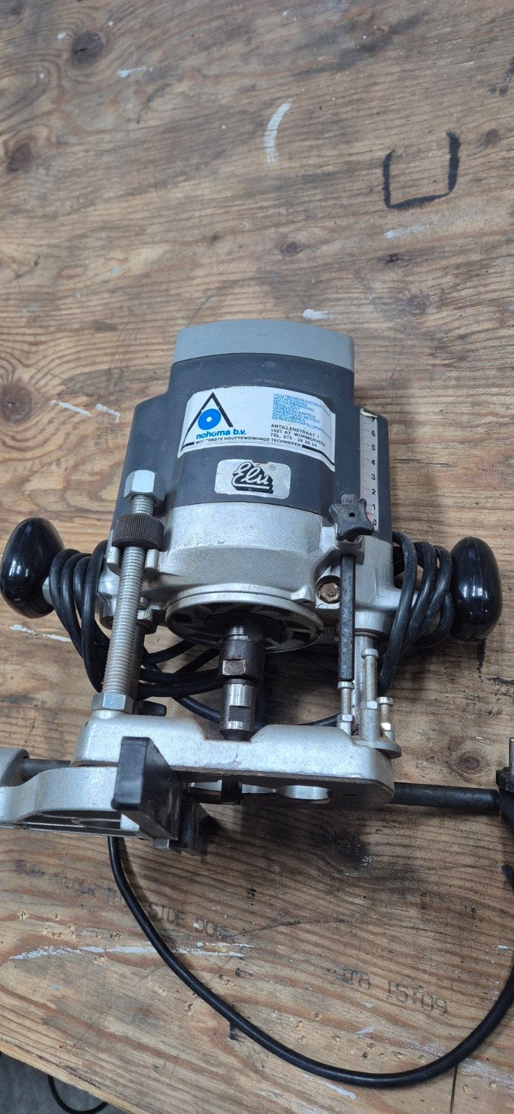 Elu MOF 98 Bovenfrees 1600W - Made in W-Germany, Ophalen