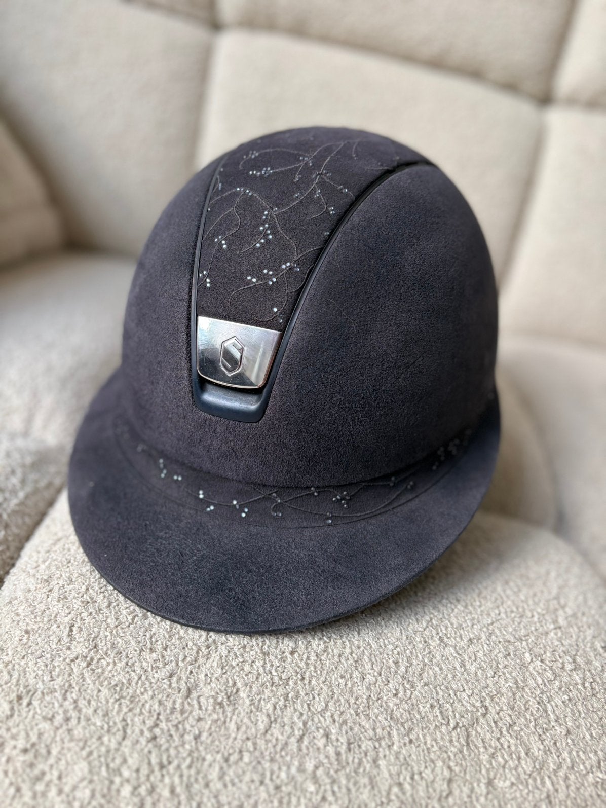 Prachtige samshield cap M, Ophalen of Verzenden, Zo goed als nieuw, Dressuur