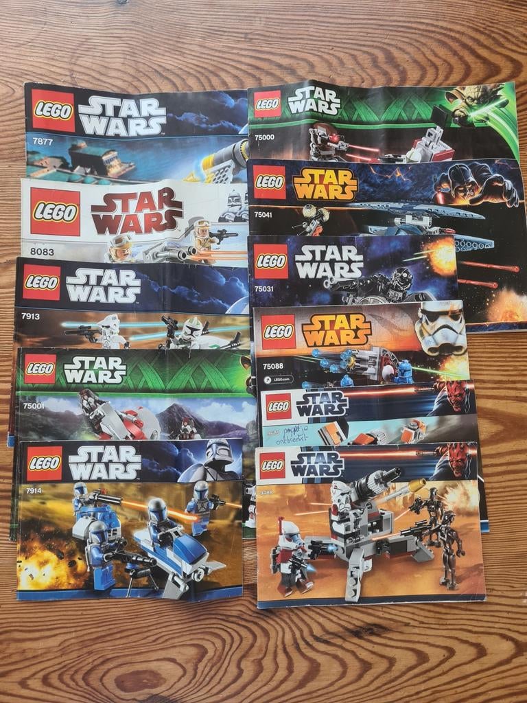STAR WARS LEGO boekjes 11 stuks, Gebruikt, Star Wars, Lego, Overige typen