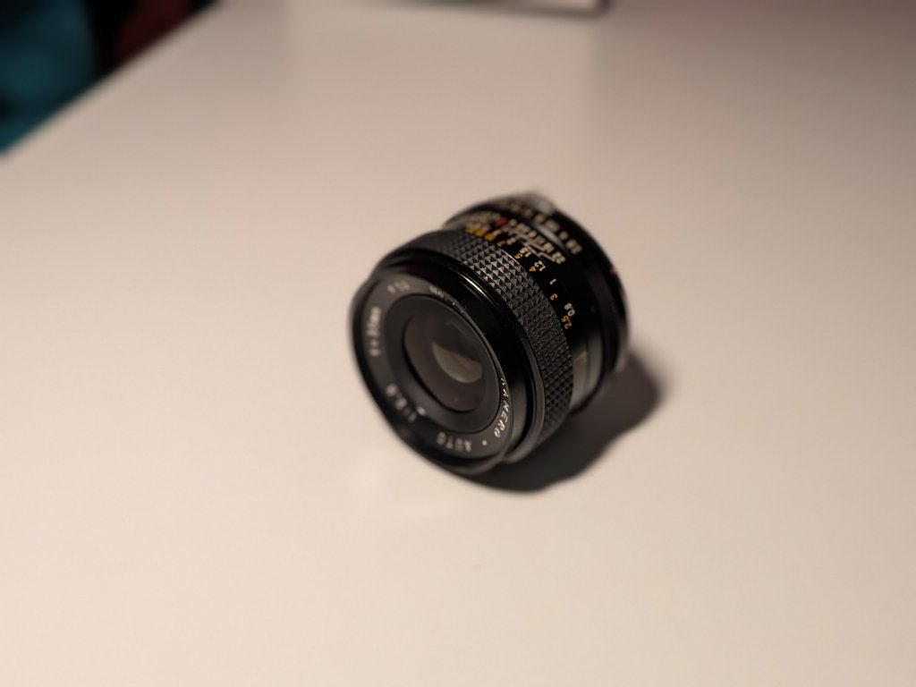 Vintage Cameralens, Ophalen, 35 mm, Refurbished, Groothoeklens