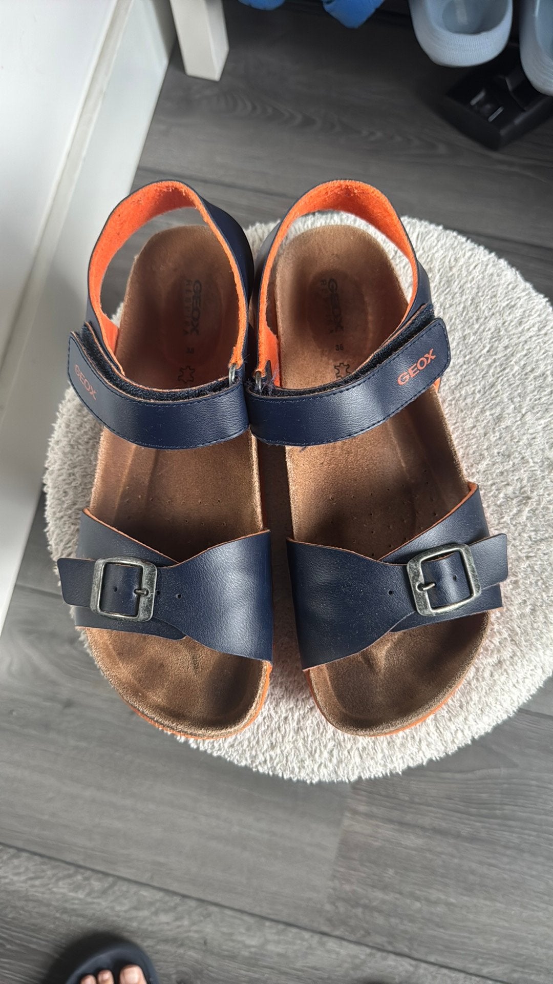 Geox sandalen maat 38, Kinderen en Baby's, Babykleding | Schoentjes en Sokjes, Ophalen of Verzenden, Zo goed als nieuw, Meisje