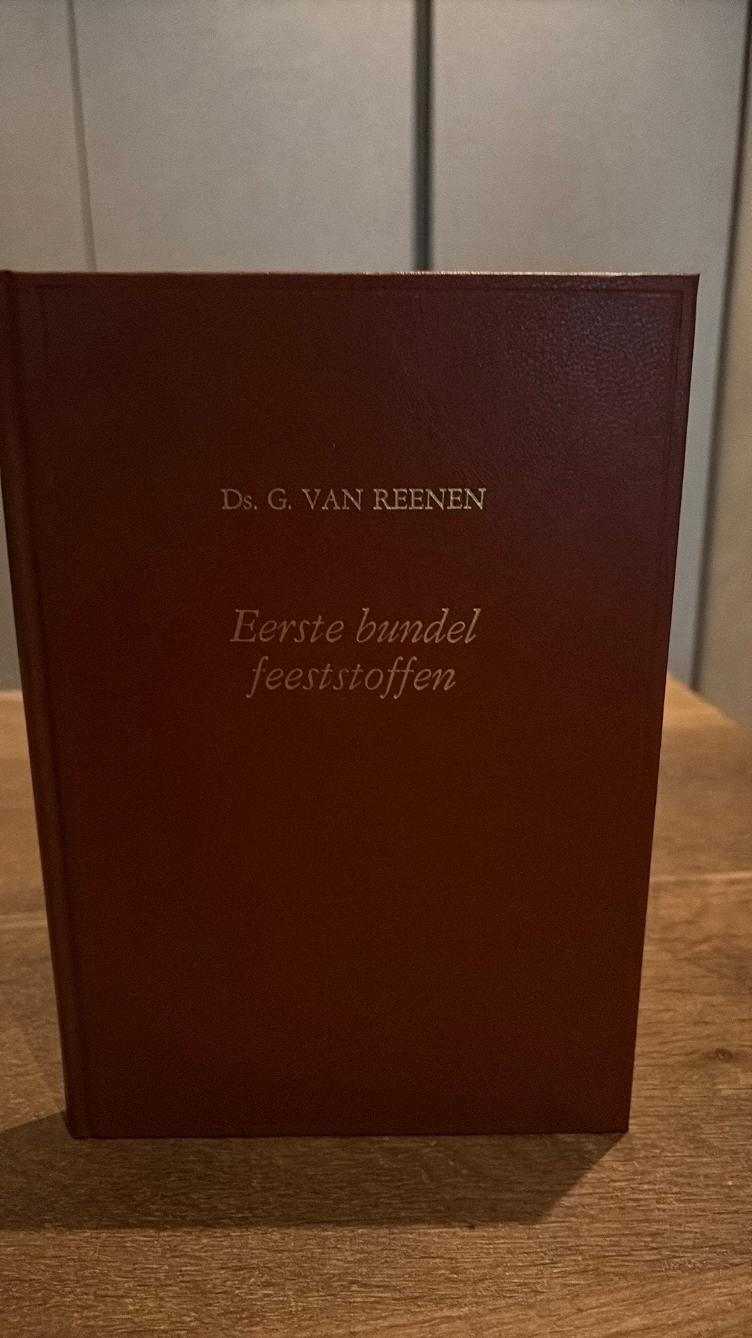 Ds G van Reenen Eerste bundel feeststoffen, Boeken, Ophalen of Verzenden, Gelezen