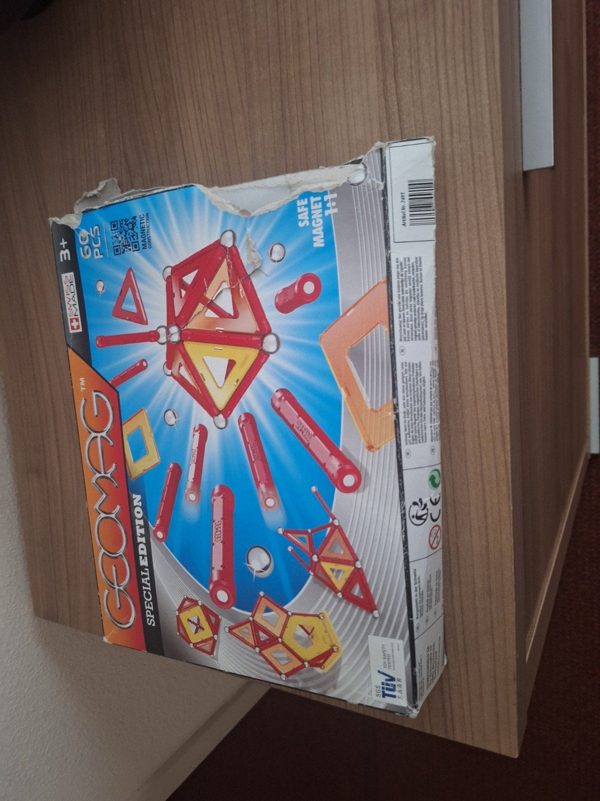 Geomag magnetisch bouwen, Ophalen, Bouwen