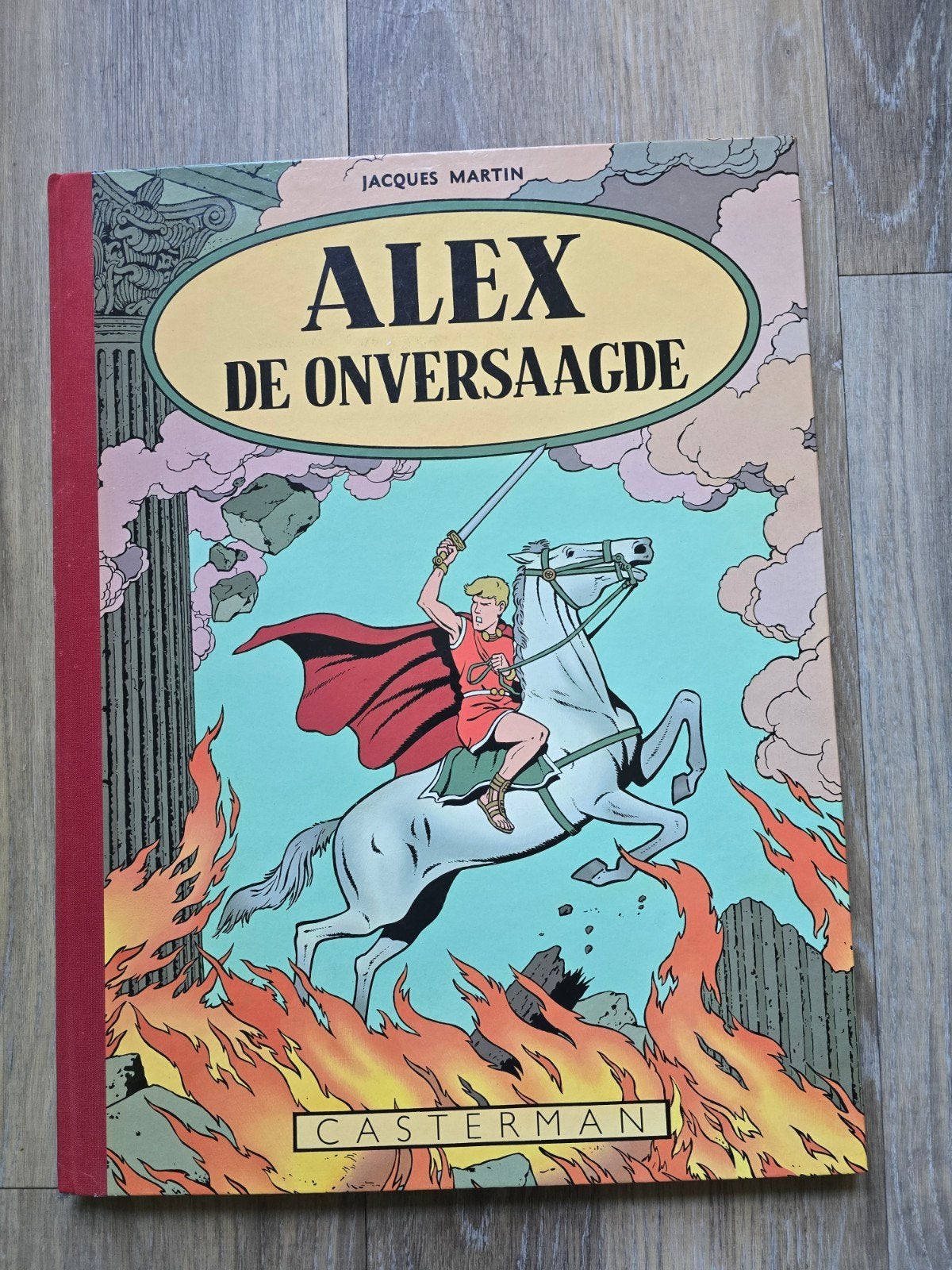 Alex De Onversaagde - Speciale uitgave 1986 gesigneerd, Gelezen, Eén stripboek, Ophalen of Verzenden, Jacques Martin