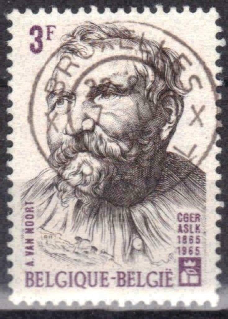Belgie 1965 - Yvert/OBP 1324 - Adam Van Noort (ST), Verzenden, Gestempeld, Kunst