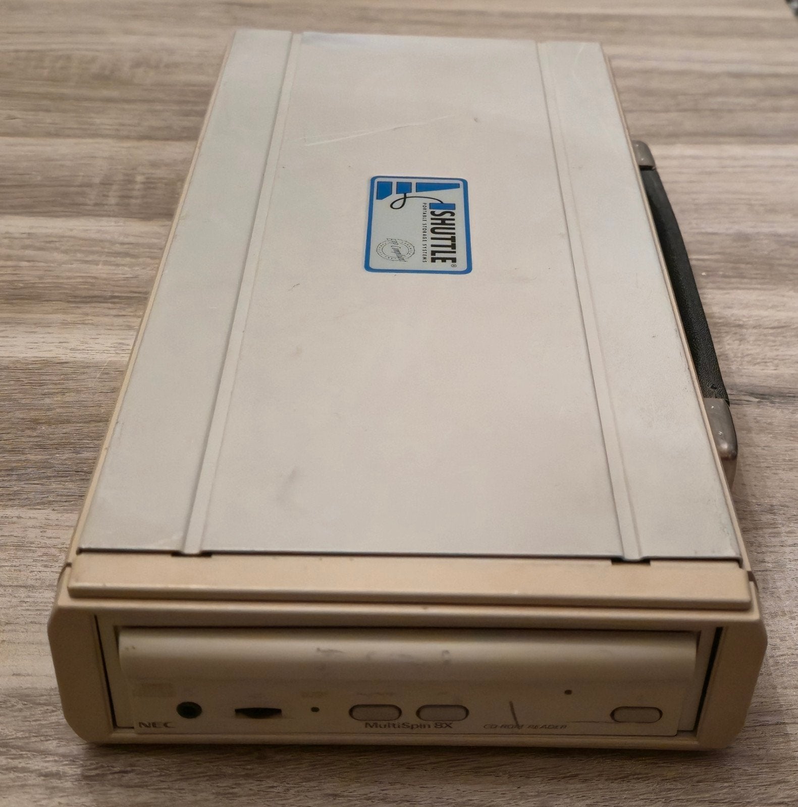 Vintage Commodore Shuttle CD-ROM drive,, Computers en Software, Optische drives, Refurbished, Extern, Cd, MacOS