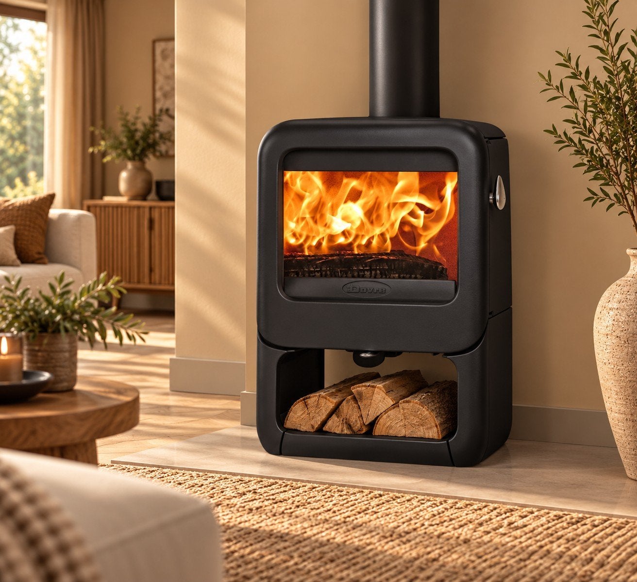 Houtkachel Dovre Rock 350WB nieuw leverbaar voor €2295,-, Huis en Inrichting, Ophalen, Vrijstaand, Hout, Nieuw