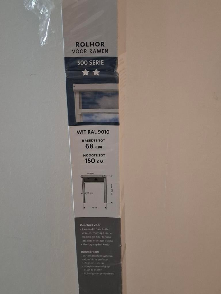 Bruynzeel rolhorgordijn, Ophalen, Nieuw, 50 tot 100 cm, Minder dan 100 cm