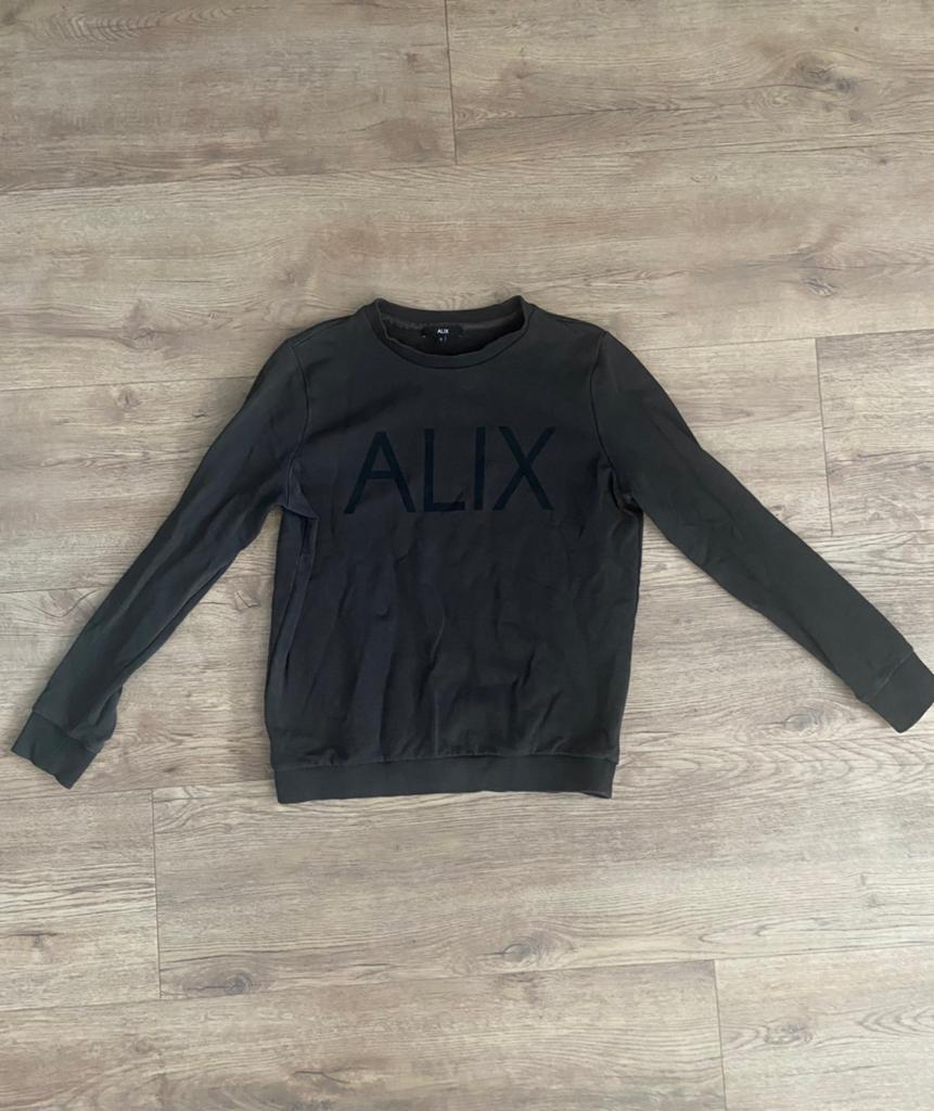 Alix | Dames trui / sweater | Maat S | Ronde hals | Zgan, Alix the label, Bruin, Ophalen of Verzenden, Zo goed als nieuw