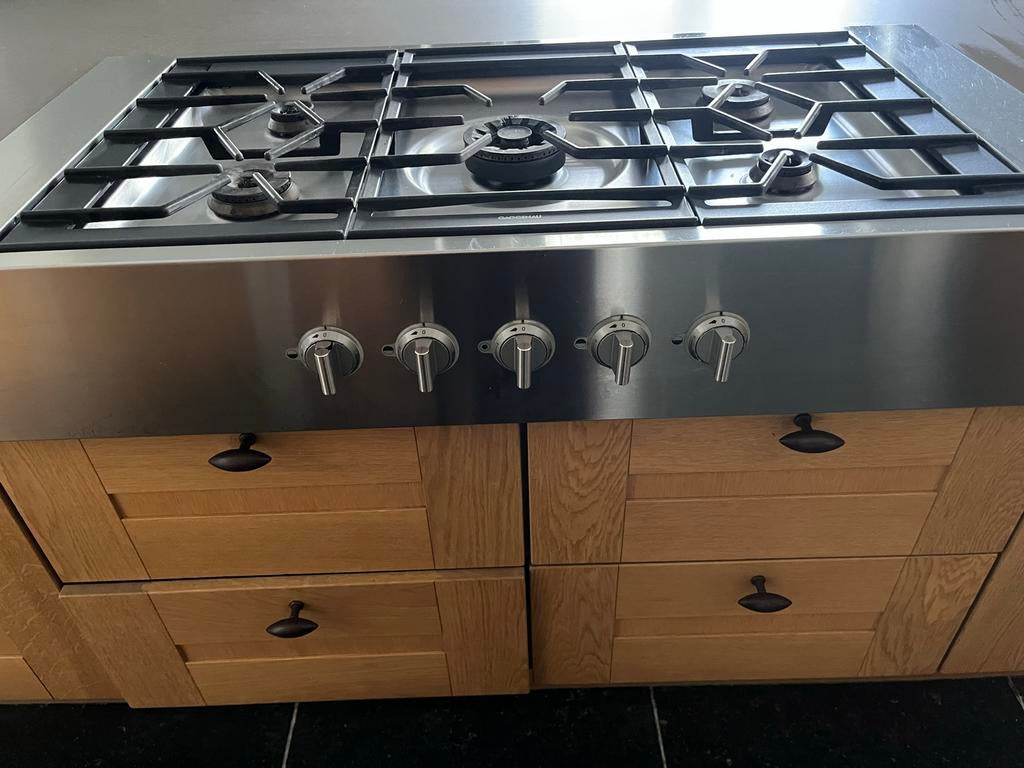 Gaggenau Inbouw 5-Pits Gasfornuis - Luxe Kookplaat, Ophalen, Gebruikt, Inbouw, Gas