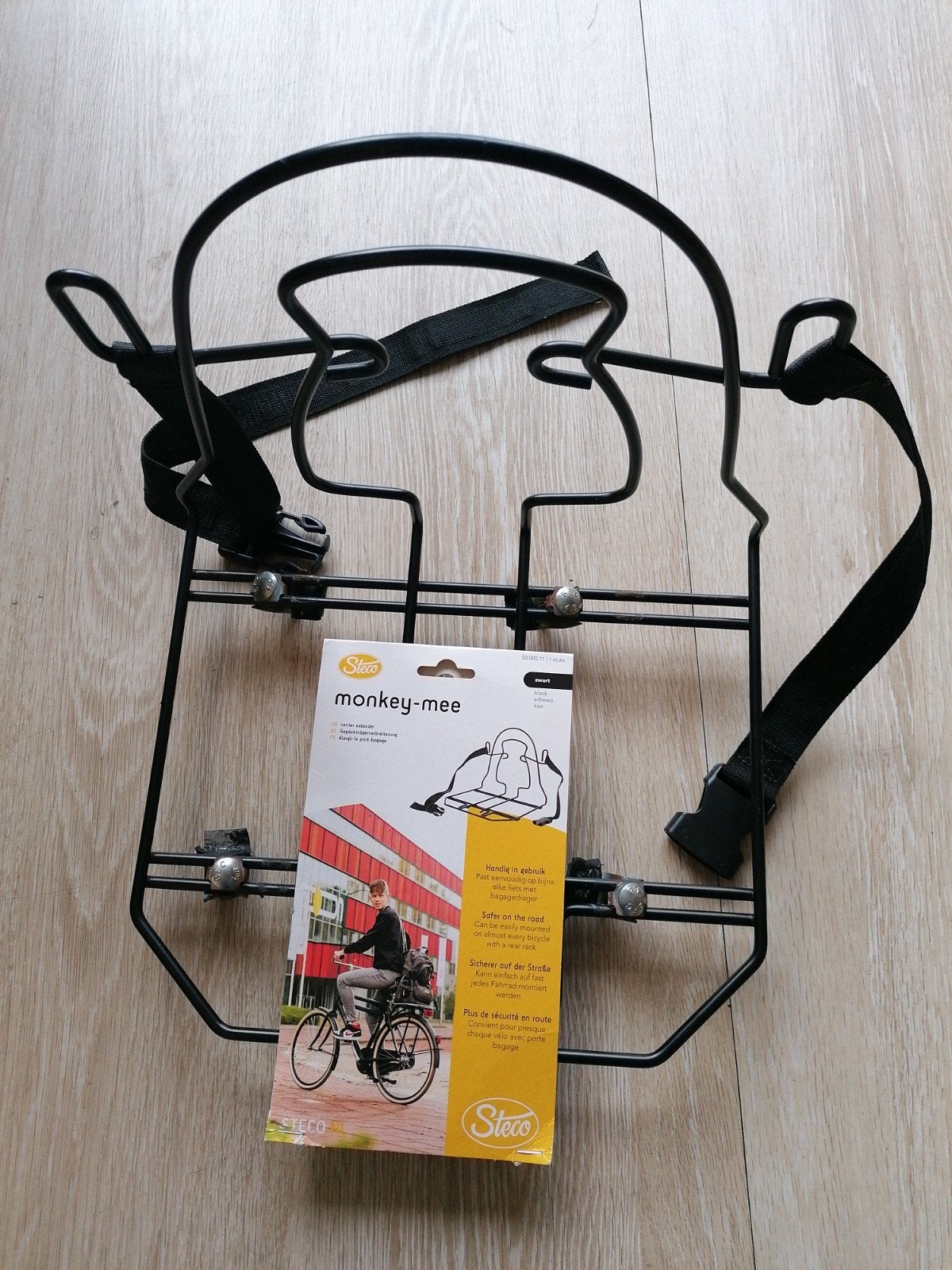 Steco Monkey-Mee Fietsdrager voor Tassen/Manden, Ophalen, Gebruikt, Steco
